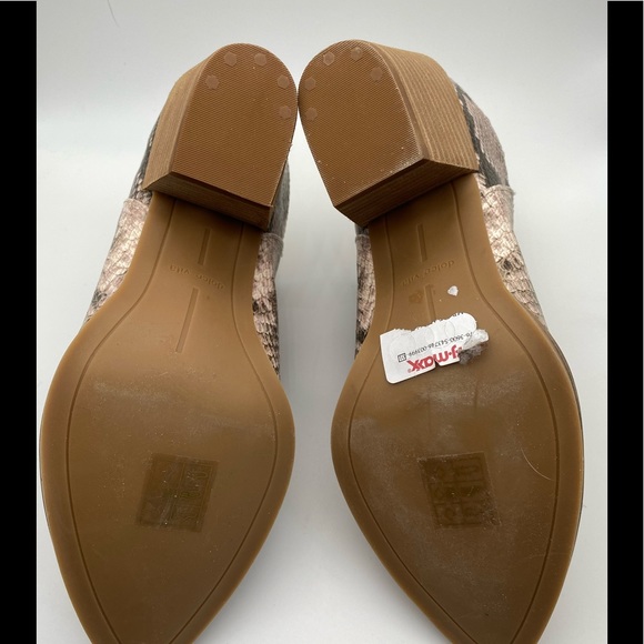 Dolce Vita Python Faux Snake Skin Roya Mule Shoe - Picture 5 of 7